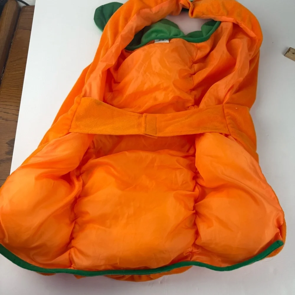 Dog Pumpkin Jack-O-Lantern Costume XXL Halloween Top Paw